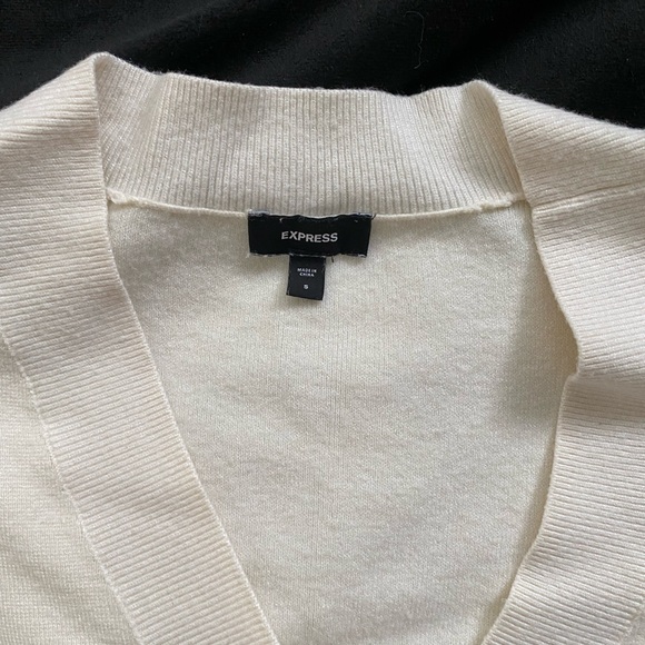 Express Cream Cardigan - Picture 7 of 9